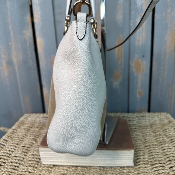 Coach Horse And Carriage Jacquard Prairie Satchel Khaki/Chalk - Picture 5 of 16